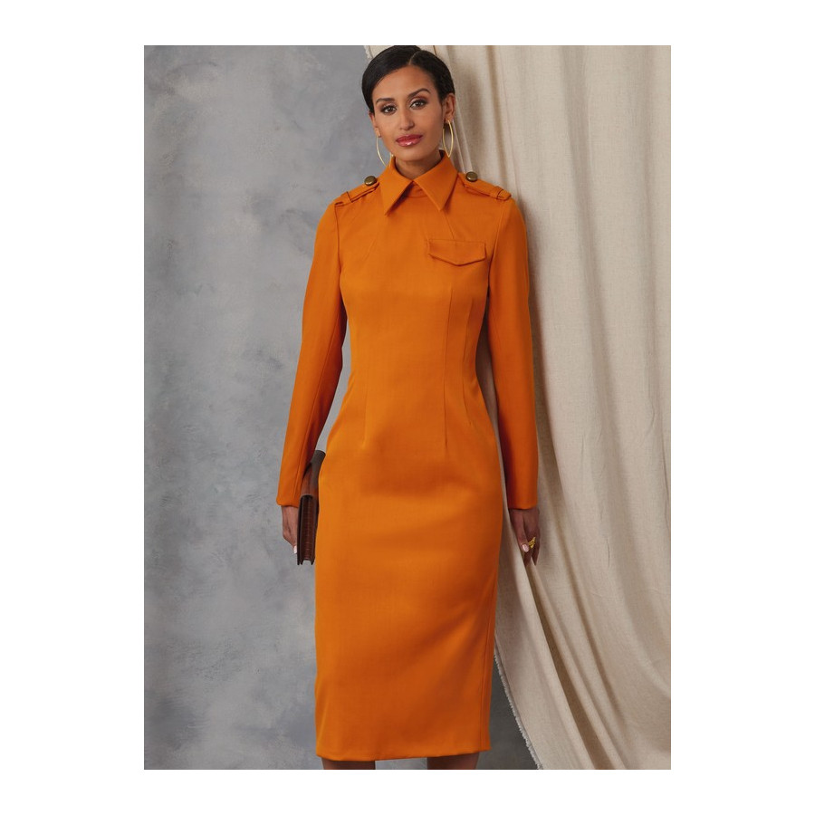 Patron Robe pour jeunes femmes - Vogue 2045  - 6