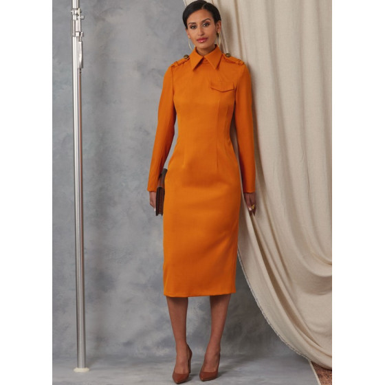 Patron Robe pour jeunes femmes - Vogue 2045  - 7