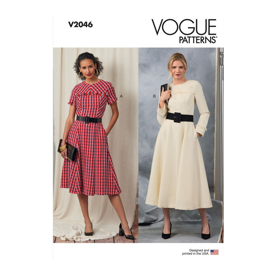 Patron Robe pour jeunes femmes - Vogue 2046  - 1