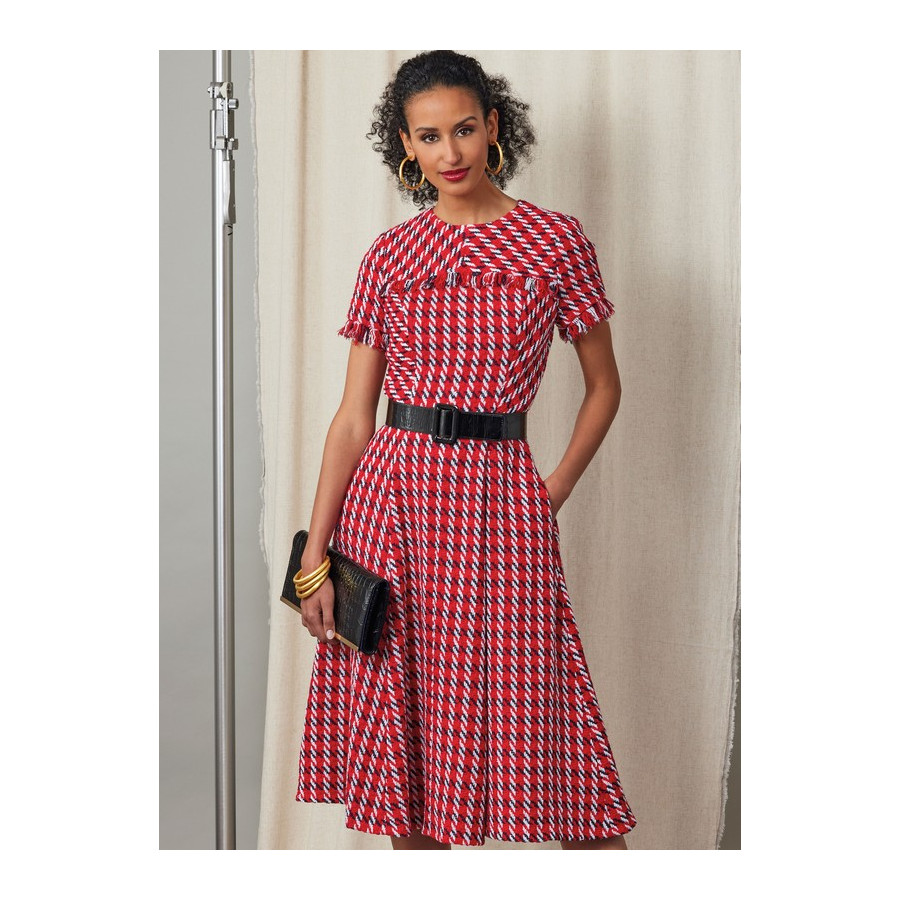 Patron Robe pour jeunes femmes - Vogue 2046  - 3