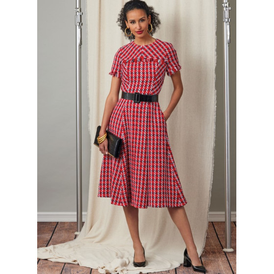 Patron Robe pour jeunes femmes - Vogue 2046  - 4