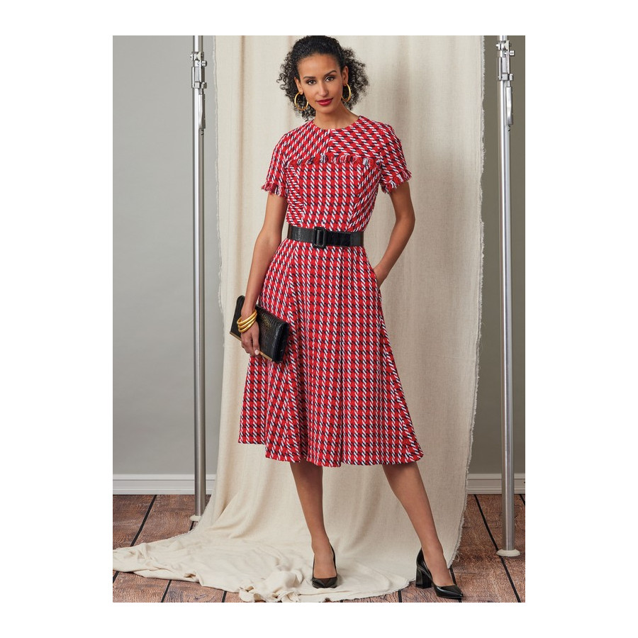 Patron Robe pour jeunes femmes - Vogue 2046  - 4