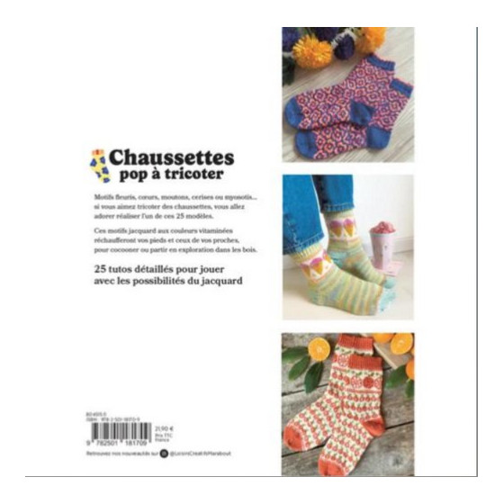 Livre Chaussettes Pop à tricoter  - 1