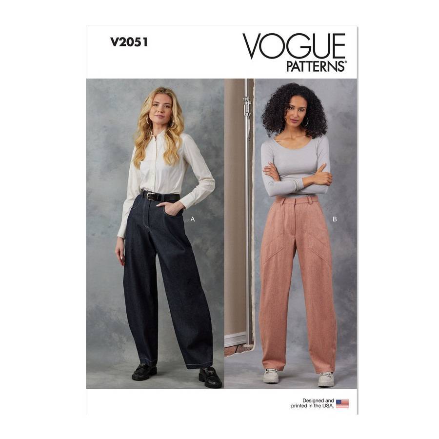 Patron Pantalons pour jeunes femmes - Vogue 2051  - 1