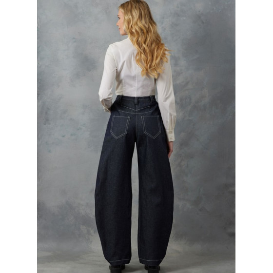 Patron Pantalons pour jeunes femmes - Vogue 2051  - 5