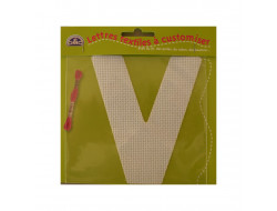 Lettre DMC textile à customiser V