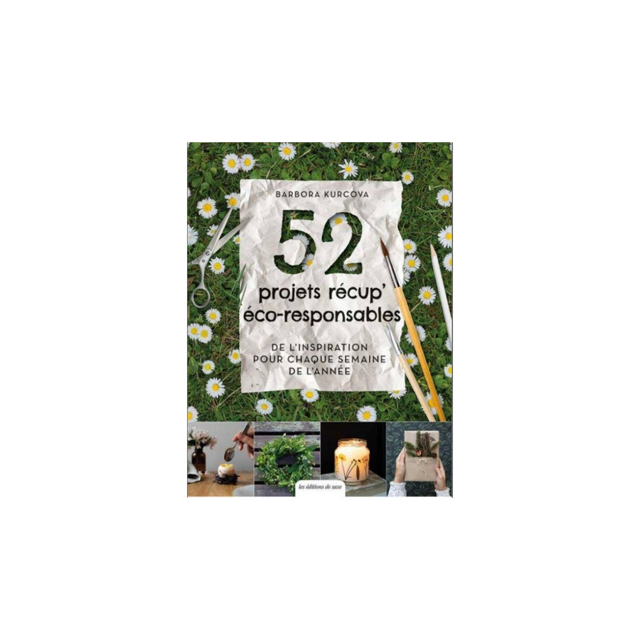 Livre 52 projets récup' éco-responsables Barbora Kurcova  - 1