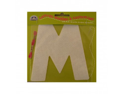 Lettre DMC textile à customiser M