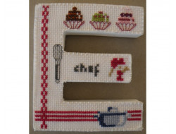Lettre DMC textile à customiser L  - 3