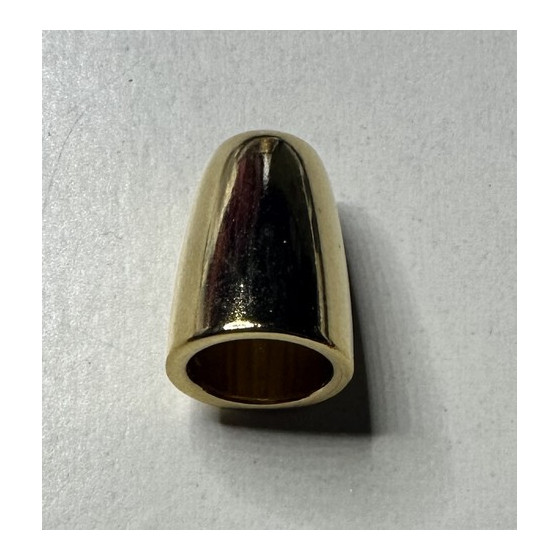 Embout de cordon 13 mm doré, argent ou bronze  - 1