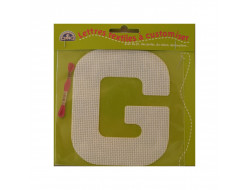 Lettre DMC textile à customiser G