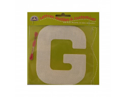 Lettre DMC textile à customiser G  - 1