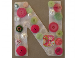 Lettre DMC textile à customiser G  - 2