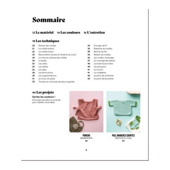 Livre Layette en couleur Françoise Vauzeilles  - 5