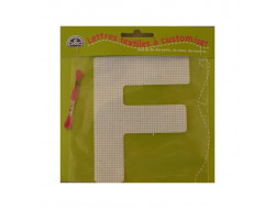 Lettre DMC textile à customiser F