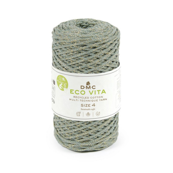 Eco vita 4 métallisé, Coton recyclé DMC  - 1