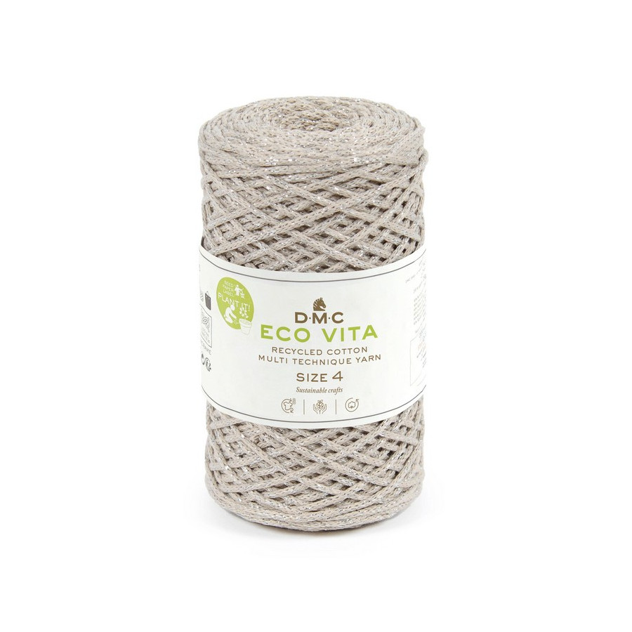 Eco vita 4 métallisé, Coton recyclé DMC  - 5