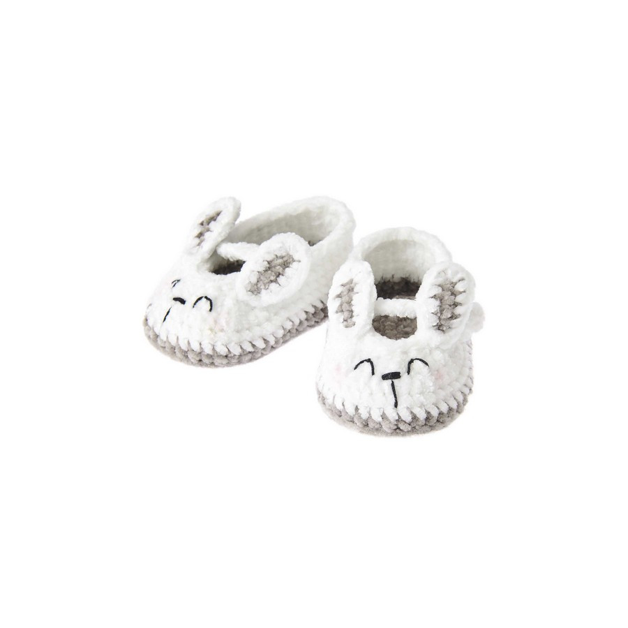 Kit à crocheter chaussons lapin Rico Design Rico Design - 1