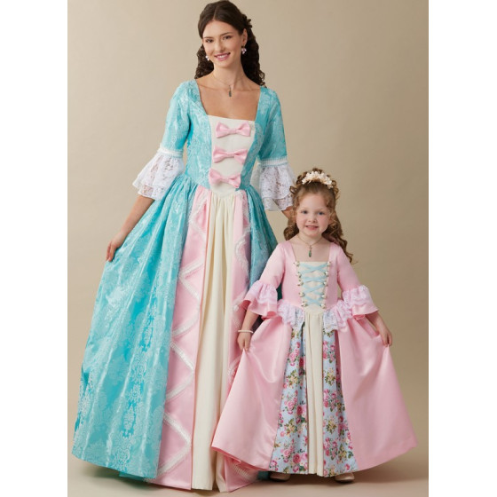 Patron déguisement de princesse pour enfants et jeunes femmes - Mc Call's M8549  - 4