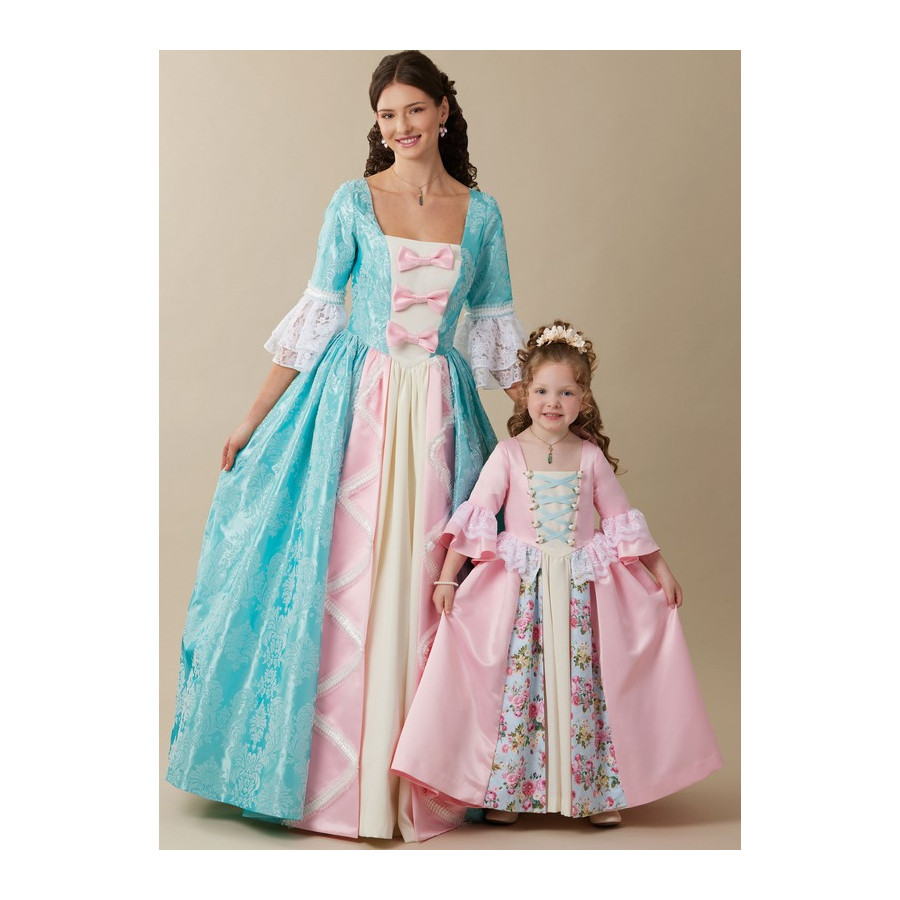 Patron déguisement de princesse pour enfants et jeunes femmes - Mc Call's M8549  - 4
