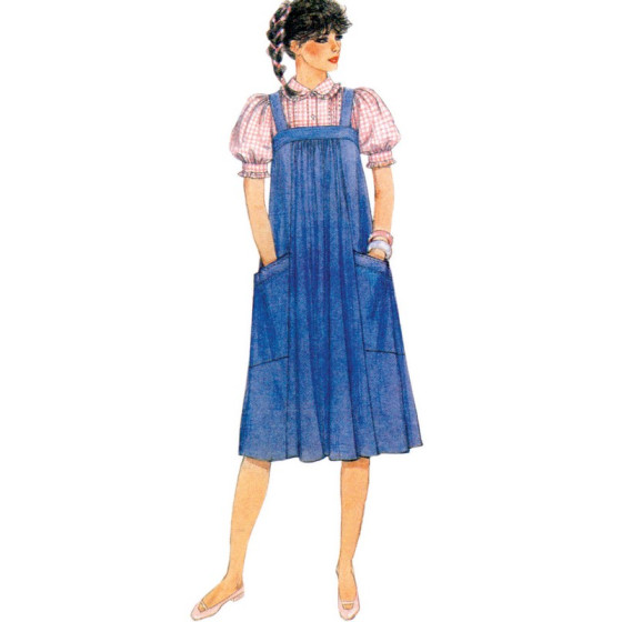 Robes et chemisiers pour jeunes femmes VINTAGE 80's - M8318  - 6