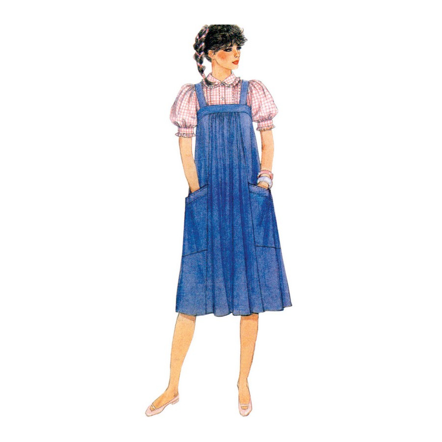 Robes et chemisiers pour jeunes femmes VINTAGE 80's - M8318  - 6