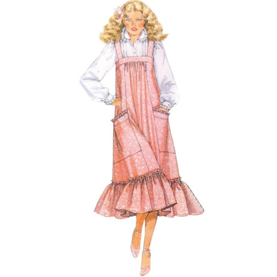 Robes et chemisiers pour jeunes femmes VINTAGE 80's - M8318  - 7