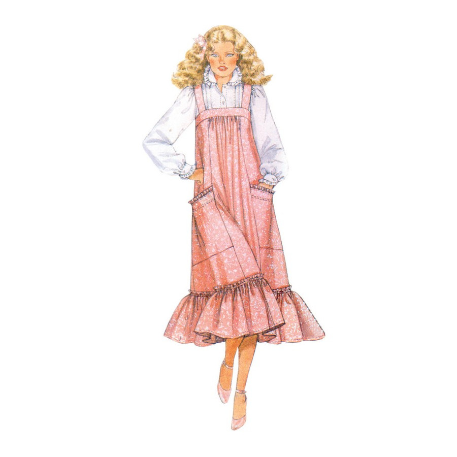 Robes et chemisiers pour jeunes femmes VINTAGE 80's - M8318  - 7