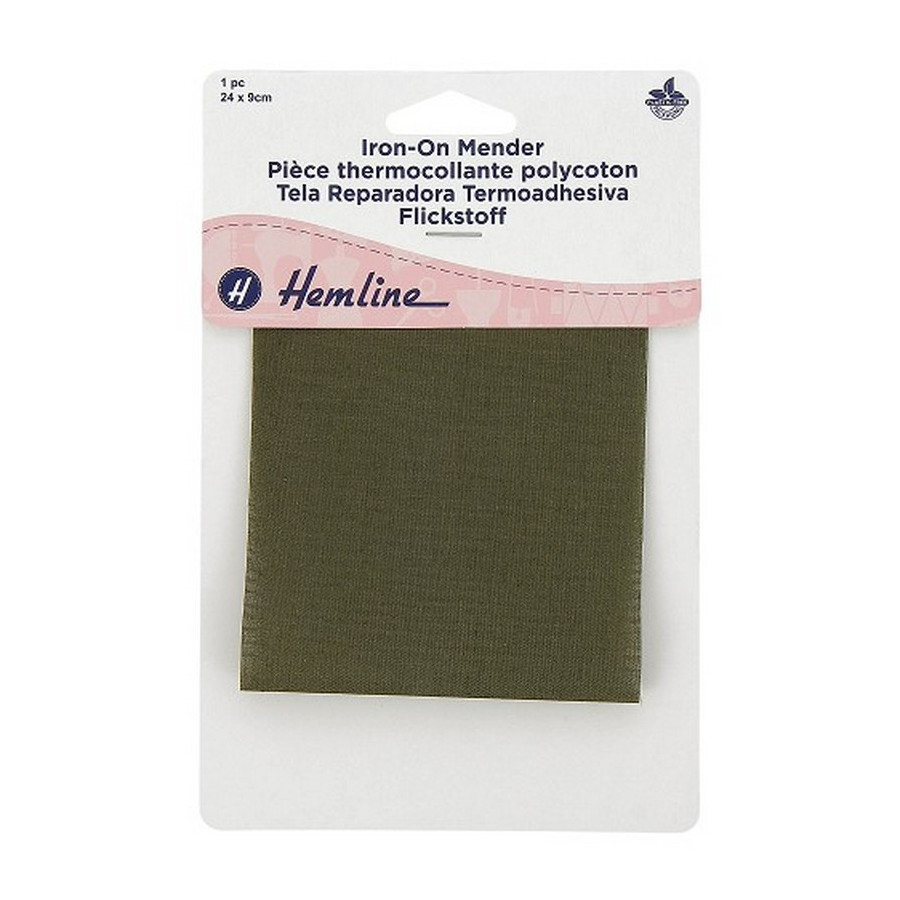 Pièce de réparation Thermocollante polycoton Hemline  - 1