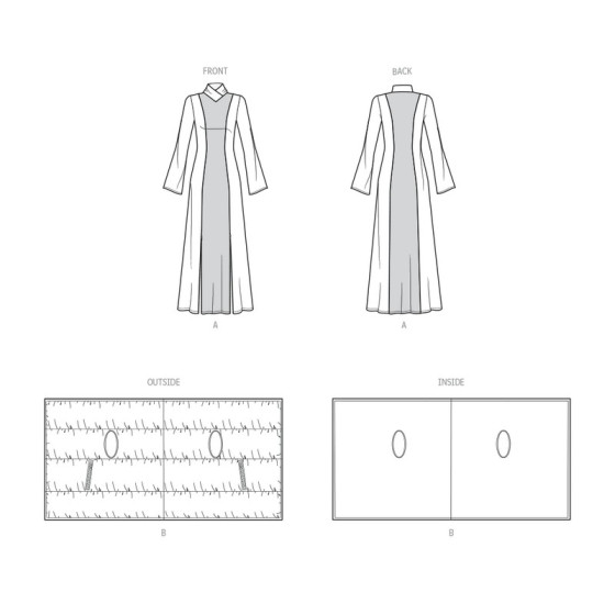 Patron Robe en tricot et foulard pour femmes - Mc Call's ME2098  - 3