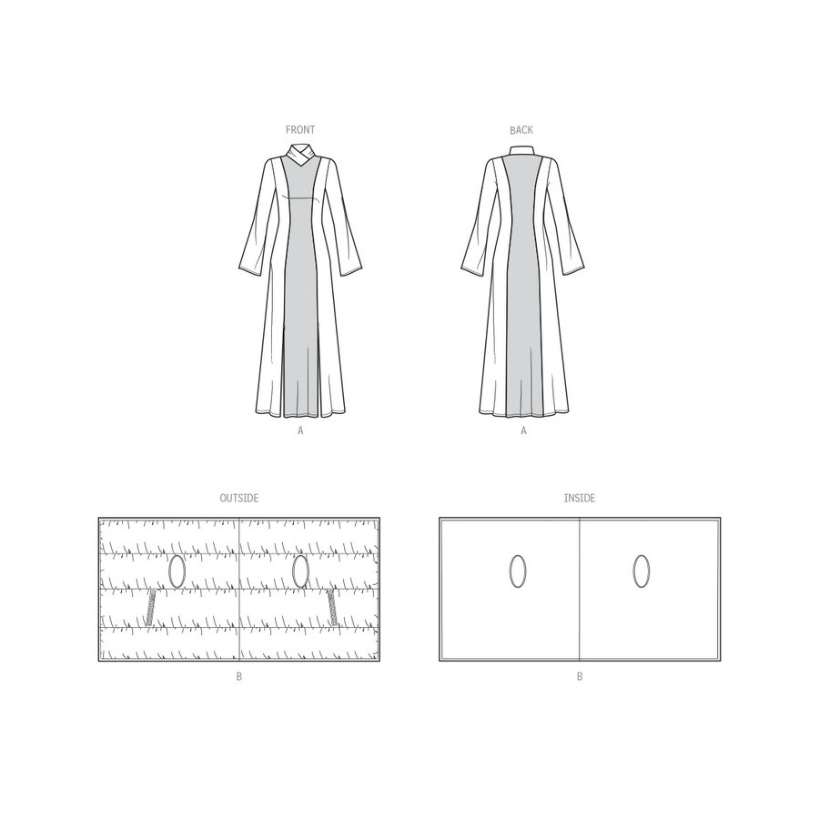 Patron Robe en tricot et foulard pour femmes - Mc Call's ME2098  - 3