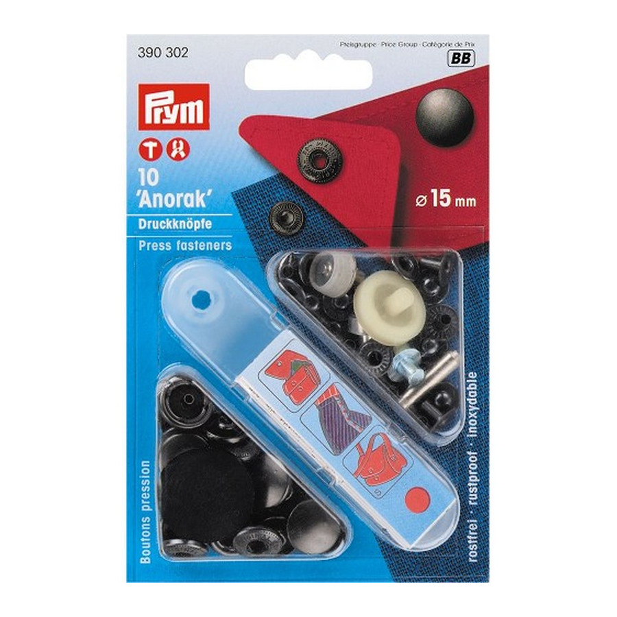 Boutons pression Anorak Canon de fusil 15 mm Prym  - 1