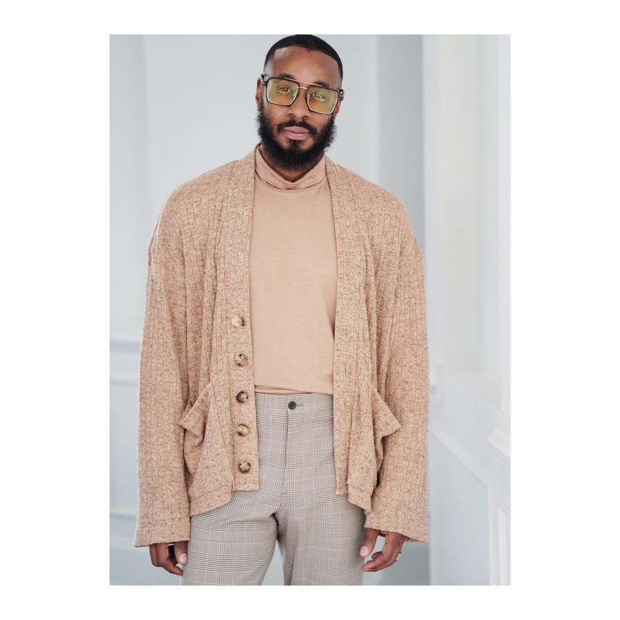 Patron Col roulé et cardigan pour hommes - Mc Call's ME2105  - 5