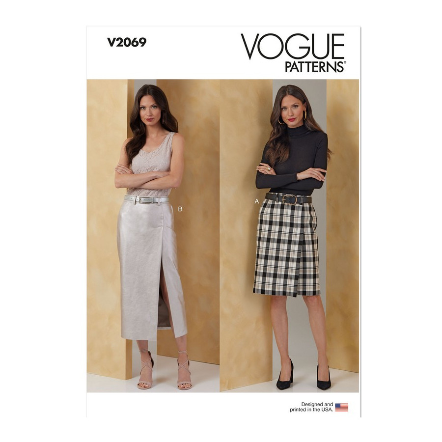 Patron Jupe en deux longueurs pour Femmes - Vogue 2069  - 1