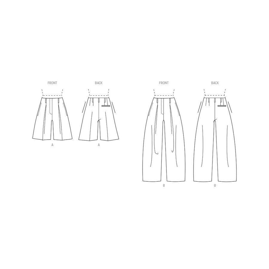 Patron Short et Pantalon pour Femmes - Vogue 2070  - 3
