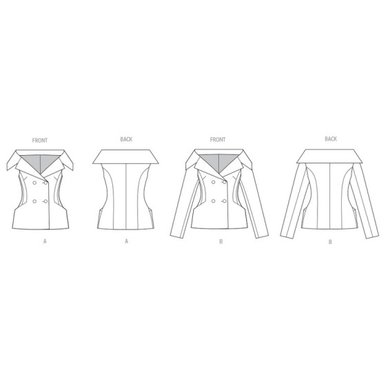 Patron Vestes pour Femmes - Vogue 2073  - 3