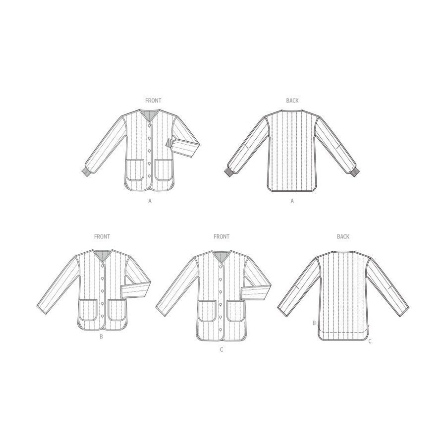Patron Veste avec variations de manche pour femmes - Mc Call's M8560  - 3