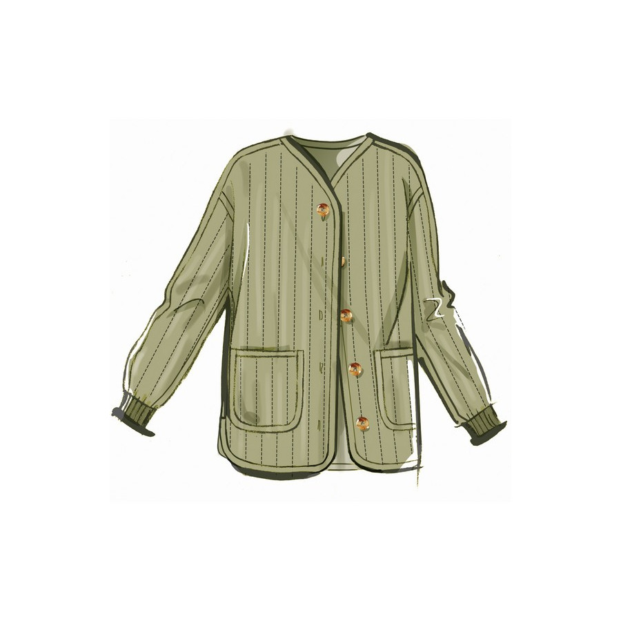 Patron Veste avec variations de manche pour femmes - Mc Call's M8560  - 7