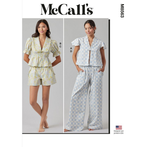 Patron Haut, Short et Pantalon pour femmes - Mc Call's M8563  - 1