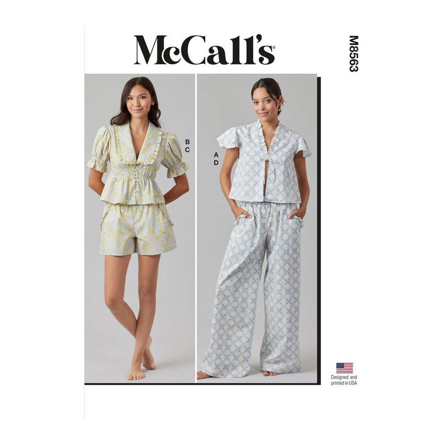 Patron Haut, Short et Pantalon pour femmes - Mc Call's M8563  - 1