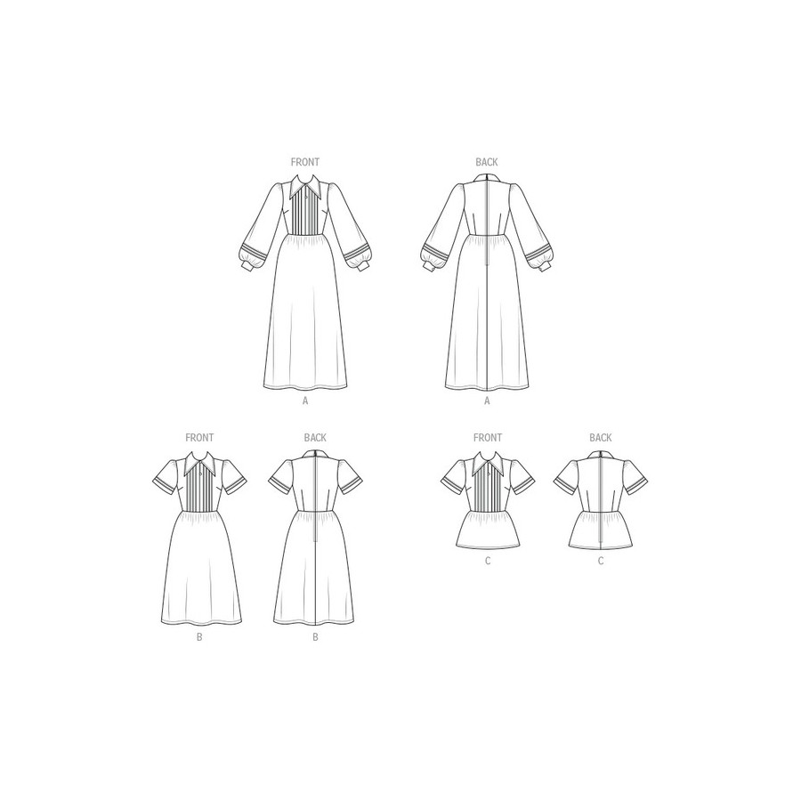Patron Robe pour jeunes femmes - Mc Call's M8569  - 3