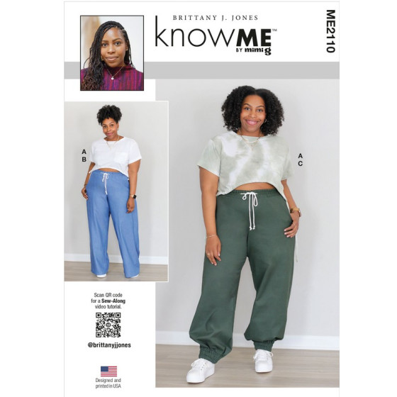 Patron Haut en tricot et Pantalons tissés pour femmes - Mc Call's ME2110  - 1