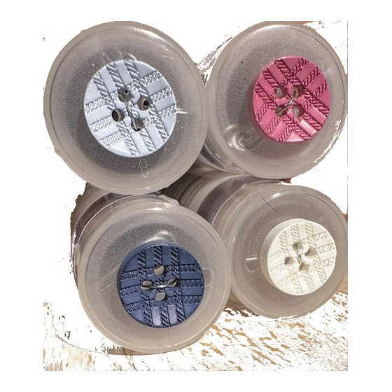 Bouton 4 trous 11 mm  - 1