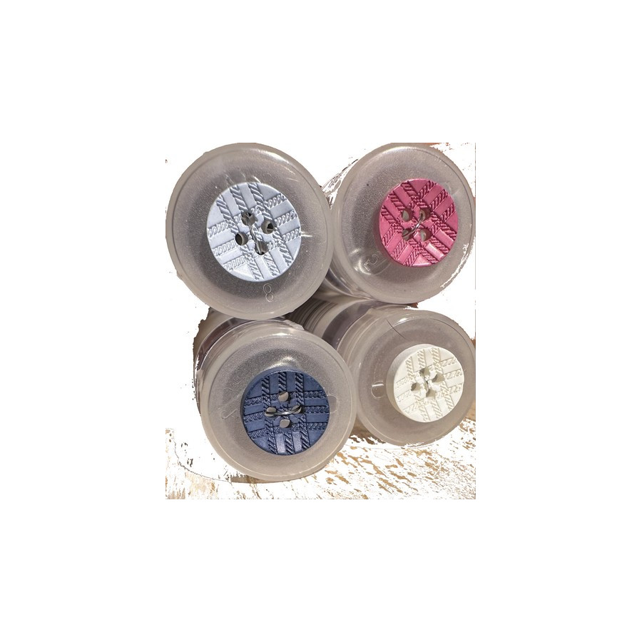Bouton 4 trous 11 mm  - 1