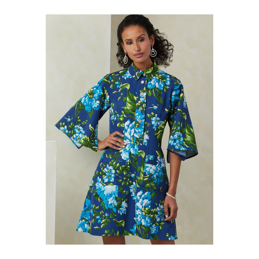 Patron Robe en deux longueurs pour Femmes - Vogue 2083  - 4