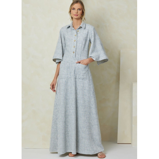 Patron Robe en deux longueurs pour Femmes - Vogue 2083  - 7