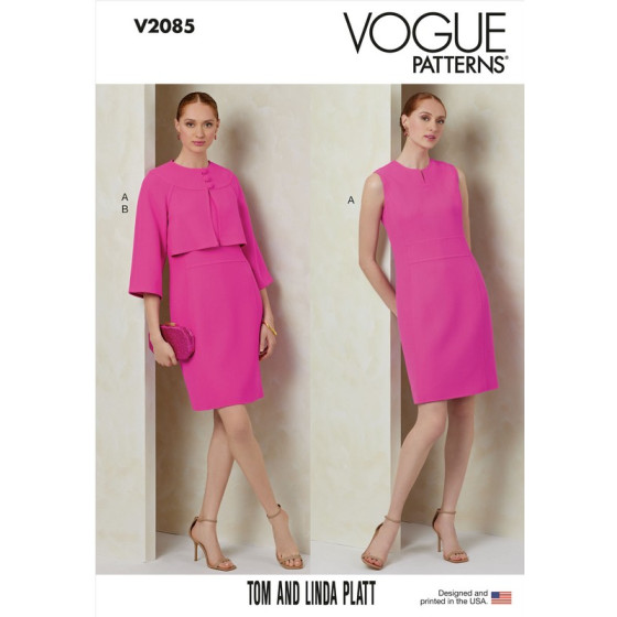 Patron Robe et Veste pour Femmes - Vogue 2085  - 1