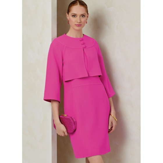 Patron Robe et Veste pour Femmes - Vogue 2085  - 5