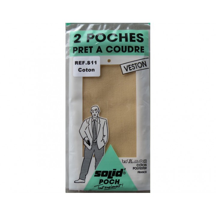 Poches veste prêt à coudre  - 1