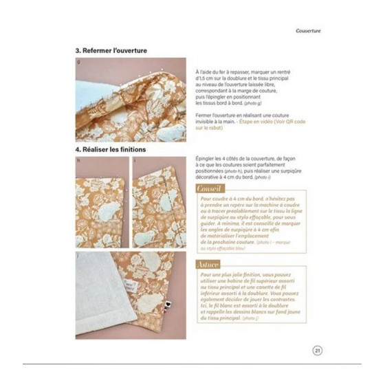 Livre Objectif couture Mes premiers projets pour bébé  - 6